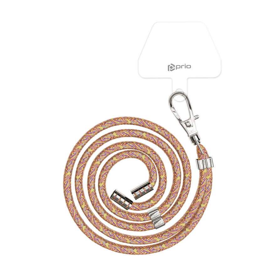 prio Universelles Handy-Umhängeband 0.7m Regenbogen-Mix