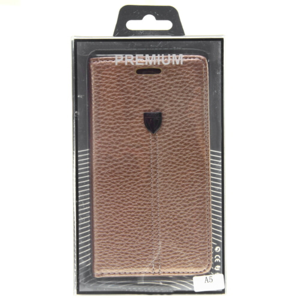 Book Case Handyhülle für Galaxy A5 Gold