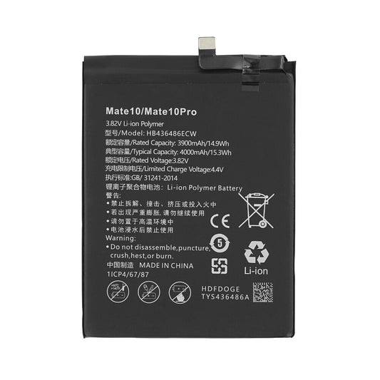 Akku für Huawei P20 Pro Mate20 Mate10 Pro HB436486ECW 4000mAh Batterie Ersatz