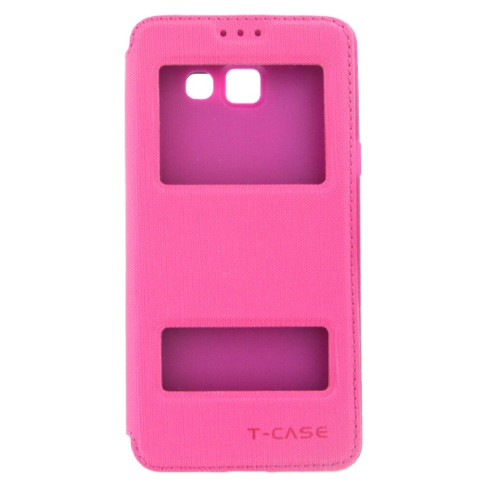 Lux Magnet Flip Handyhülle für Samsung A5 2016 Grau Schutzhülle Tasche
