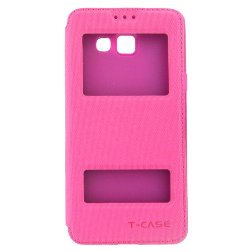 Lux Magnet Flip Handyhülle für Samsung A5 2016 Grau Schutzhülle Tasche