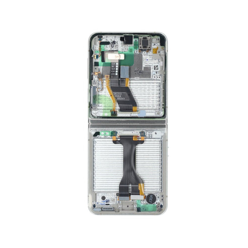 Samsung Display + Rahmen F731B Galaxy Z Flip5 creme GH82-31827B