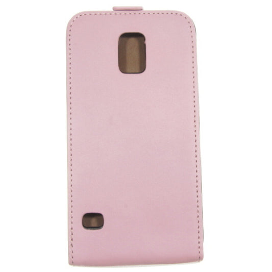 Slim Leder Flip Hülle für Samsung Galaxy S5 G900 Pink 4250710549764