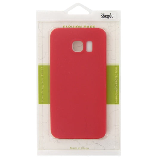 Silikonhülle für Samsung S6 Edge Rot Handy Schutz Tasche Case