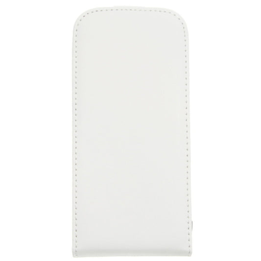 Slim Leder Flip Hülle für HTC M8 Mini Weiß Handy Schutzhülle Case 4250710553969