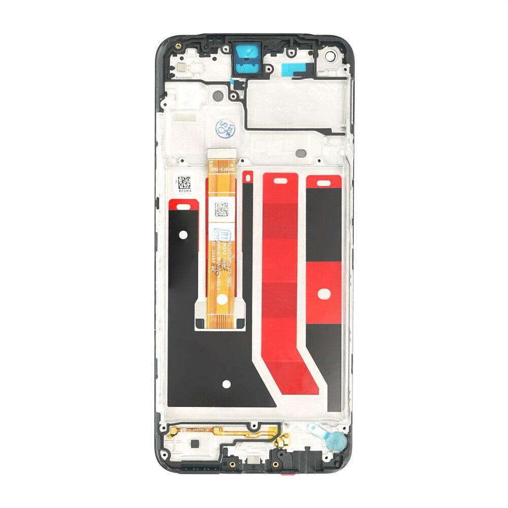 Display für OPPO A53s LCD + Rahmen schwarz Touch Bildschirm