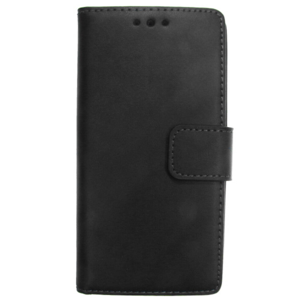 Leder Handyhülle für Samsung Galaxy A5 A500 Schwarz Schutz Case