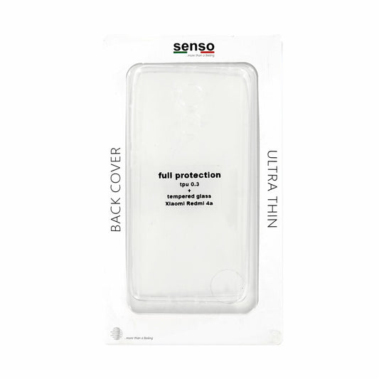 Original Senso Bumper Handyhülle für Xiaomi Redmi 4A Schwarz SEFPXIA4ATR