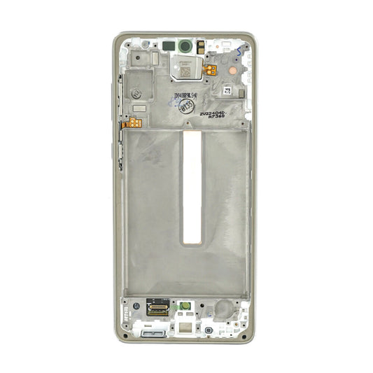 Original Display für Samsung Galaxy A73 5G Weiß LCD + Rahmen GH82-28686B