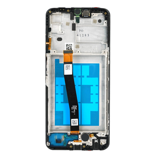 Display + Rahmen + Kleinteile (Kleber, Flex, Lautsprecher, Vibrator) SM-A226B Galaxy A22 5G (EU) schwarz
