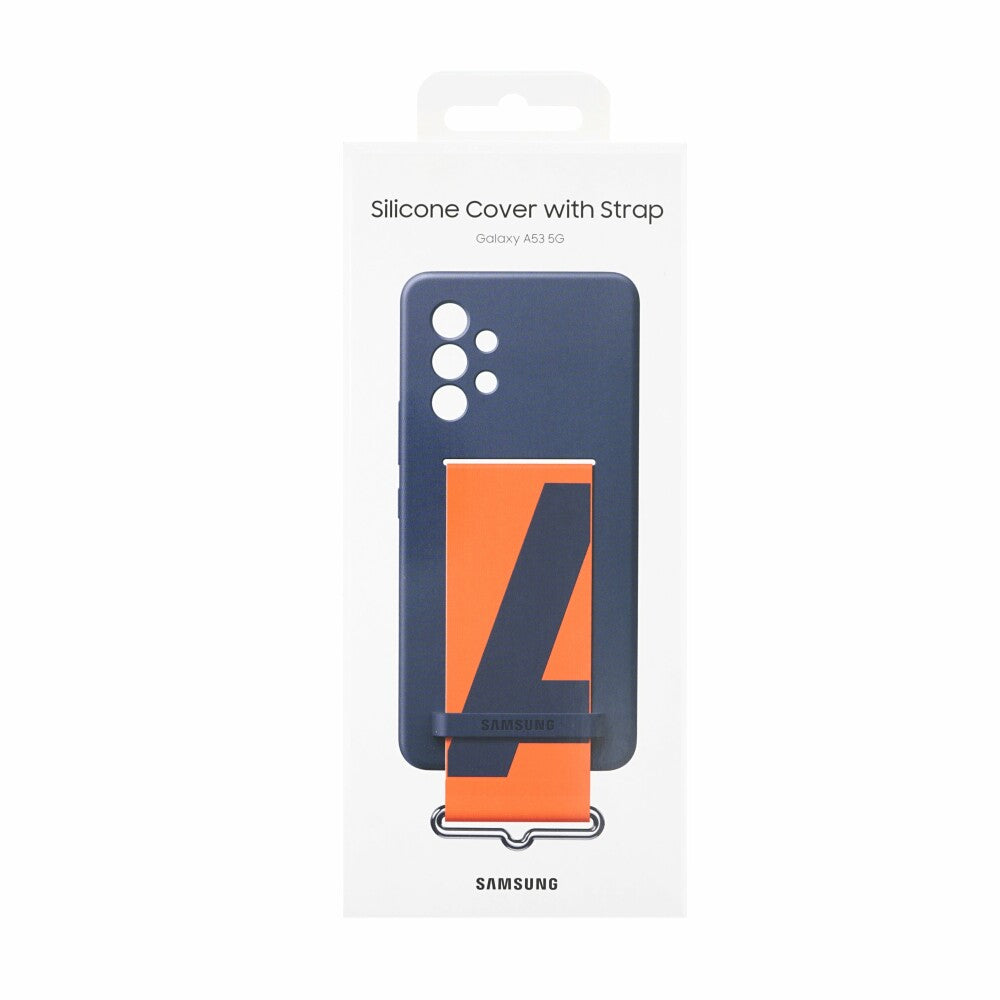 Original Silikonhülle für Samsung Galaxy A53 5G Navy EF-GA536TNEGWW