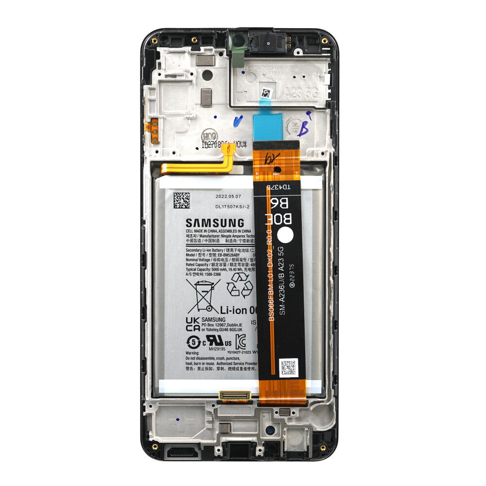 Original Display für Samsung Galaxy A23 5G LCD + Rahmen GH82-29736A
