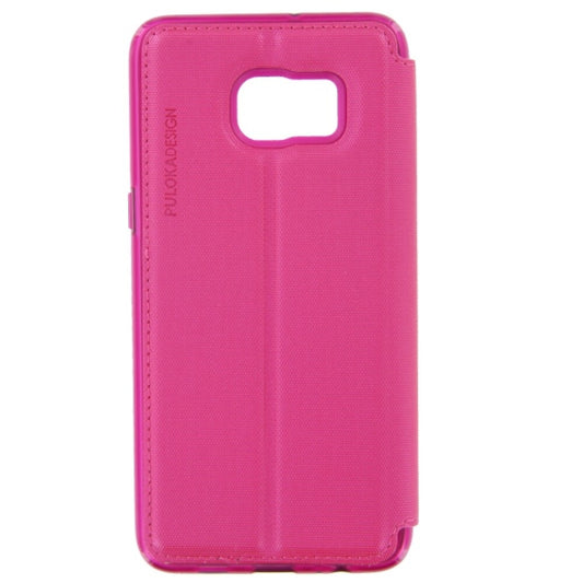 Flip Case Handyhülle für Samsung Galaxy S6 Edge Plus Pink Schutz Tasche