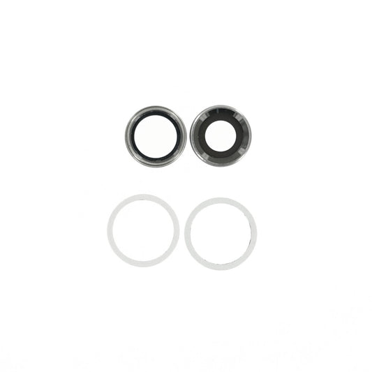 Rückkameraobjektiv + Halterung für iPhone 11 - weiß