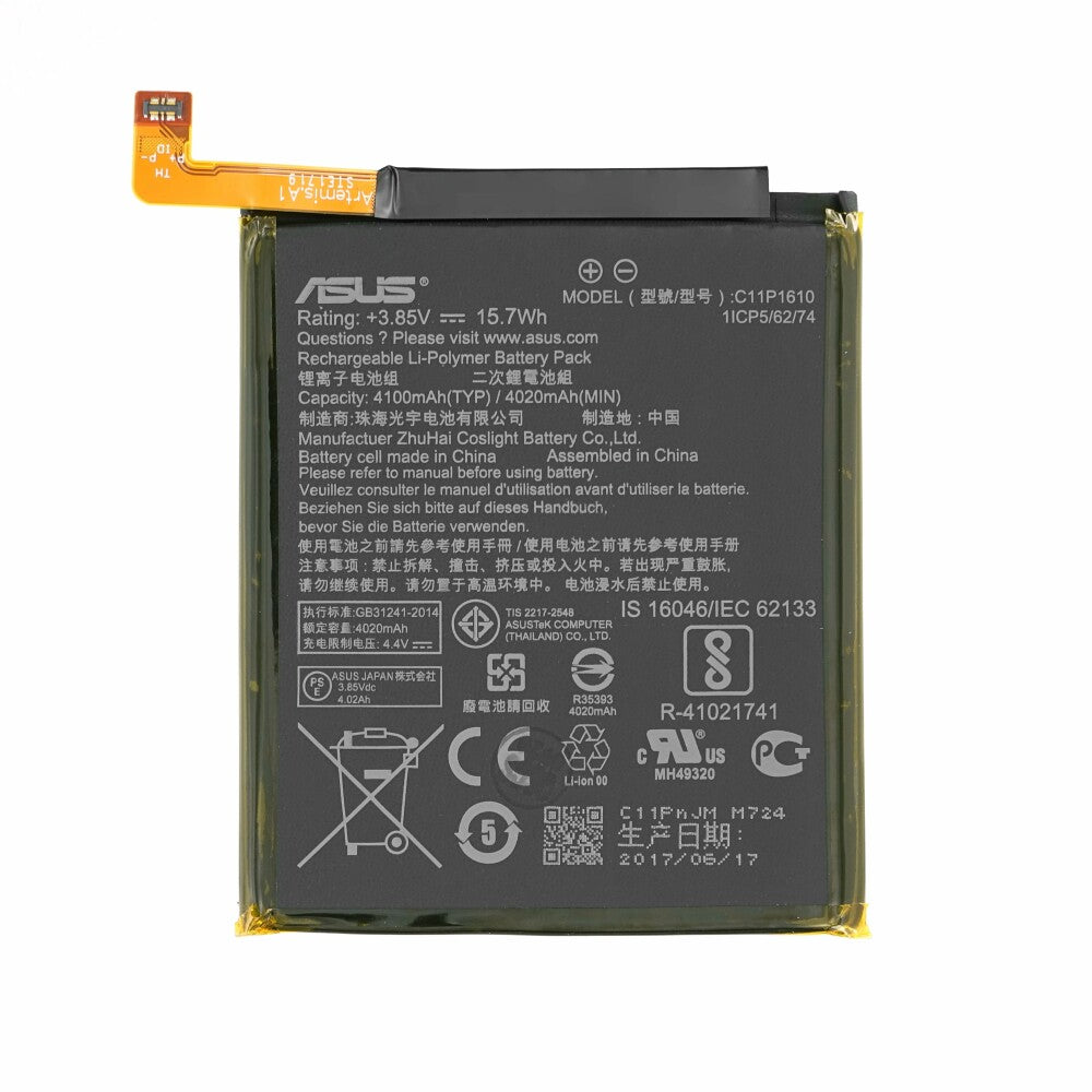 Original Akku für Asus Zenfone 4 Max HD ZB500TL 5000mAh 0B200-02170300