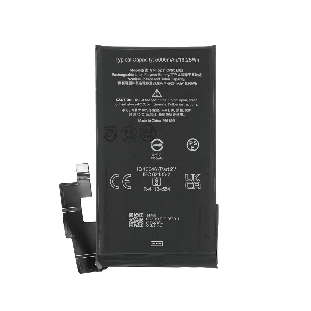 GMF5Z Akku für Google Pixel 7 Pro 5000mAh Batterie Ersatzakku