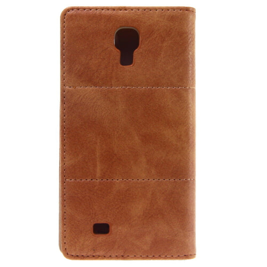 Book Case Handyhülle für Galaxy S4 Gold Taschen Schutz