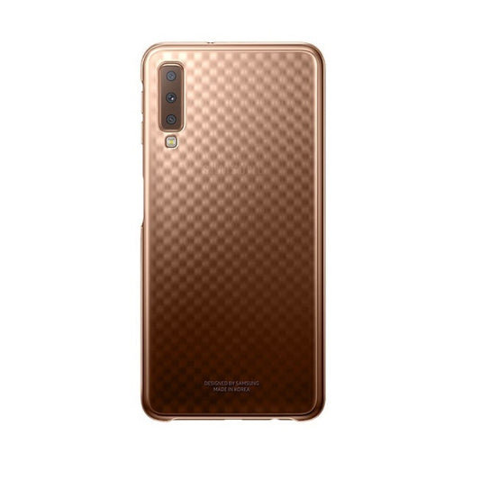Original Hardcover Handyhülle für Samsung Galaxy A7 2018 Gold EF-AA750CFEGWW