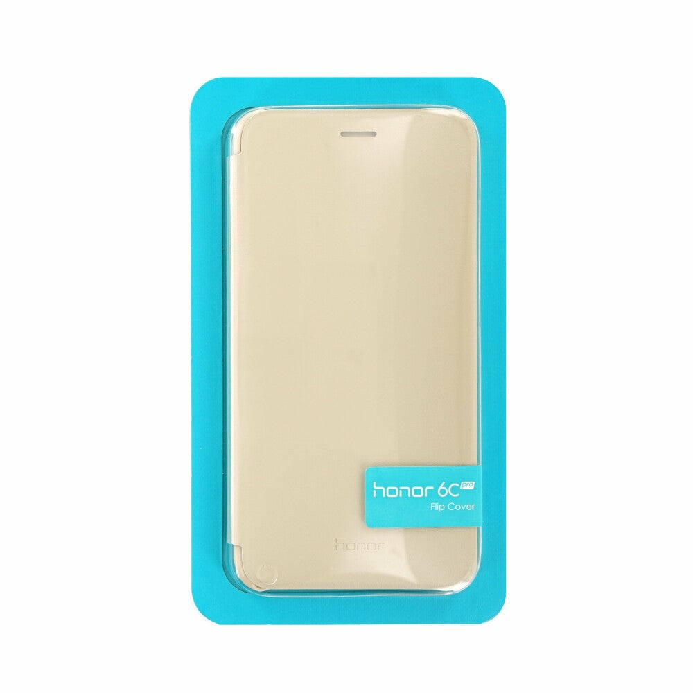 Original Flip Handyhülle für Huawei Honor 6C Pro Gold 51992143