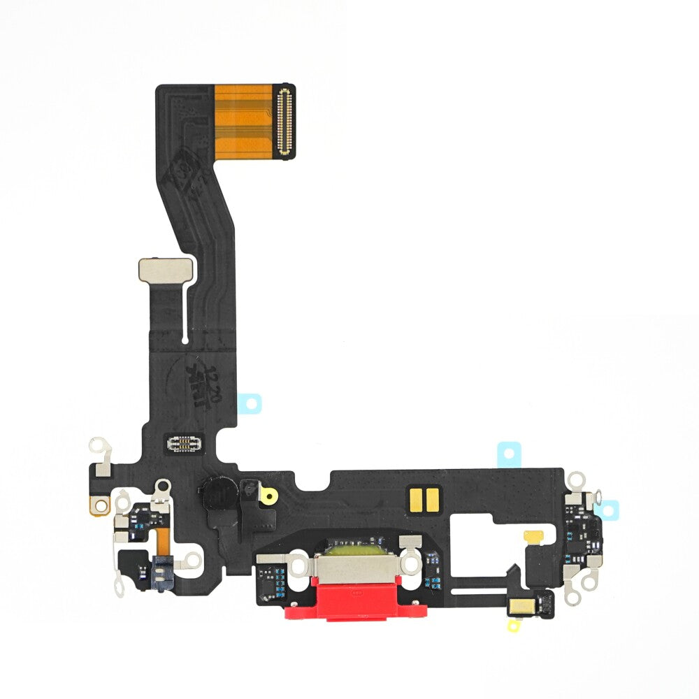 Ladebuchse für iPhone 12 Rot Dock Connector Flex Ersatz
