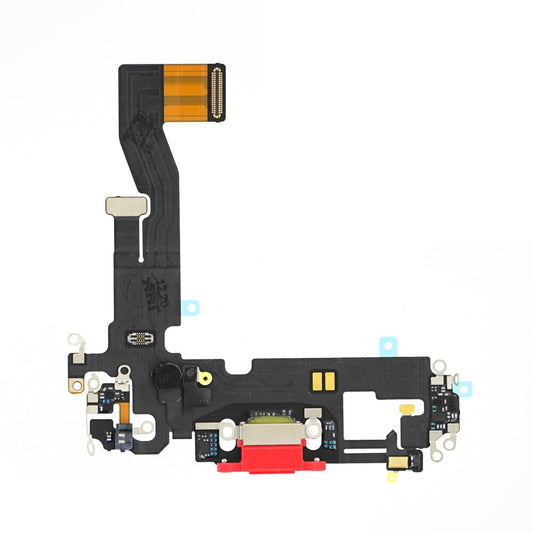 Ladebuchse für iPhone 12 Rot Dock Connector Flex Ersatz