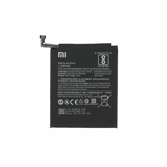 Original Xiaomi Akku BN31 für Mi A1 Redmi S2 Note 5A 3000mAh 46BN31W05093