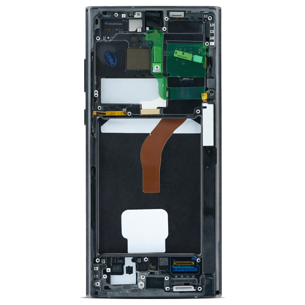 Samsung Display + Rahmen (montiert) S908 Galaxy S22 Ultra schwarz GH82-27488A