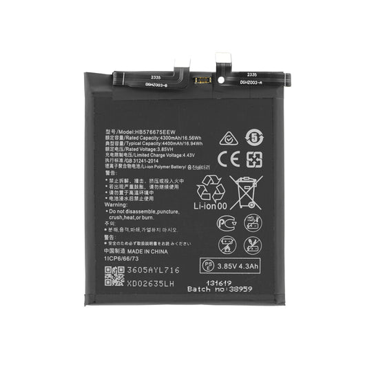 HB576675EEW Akku für Huawei Mate 40 Pro 4G 5G wie Original 4400mAh Ersatzakku