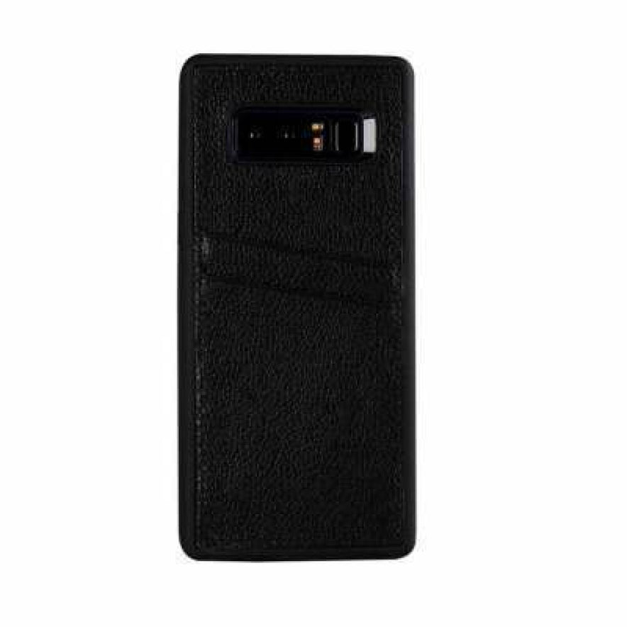 Justin Schutzhülle CC Samsung S8+ Leder Alfa schwarz