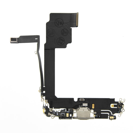 Ladebuchse für iPhone 15 Pro Max Natürliches Titanium Ersatz