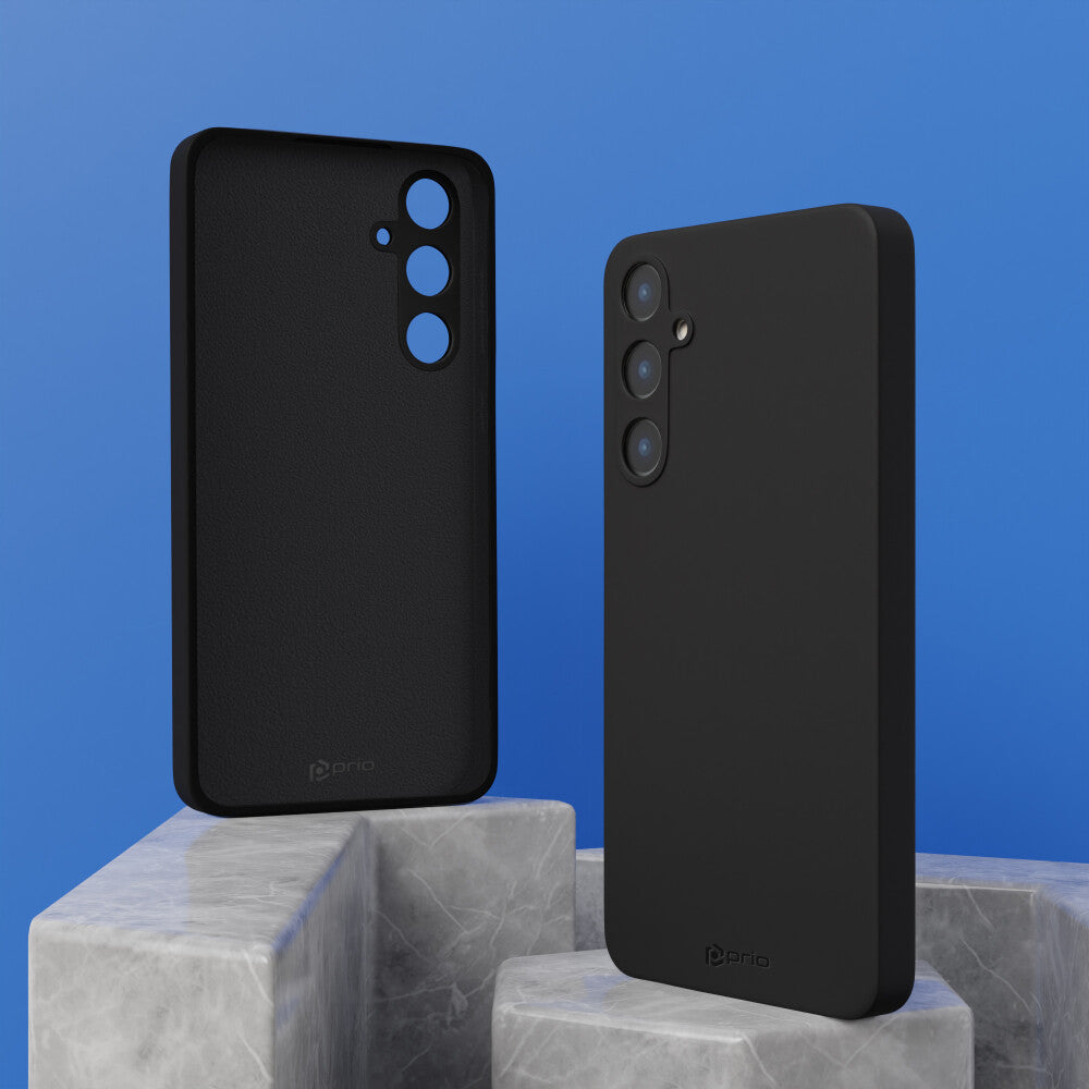 prio Silikonschutzhülle für Samsung S22 schwarz