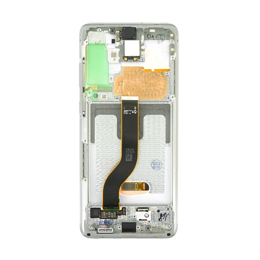 Display für Samsung Galaxy S20+ 5G G985F G986B LCD+Rahmen Cloud Weiß GH82-22134B