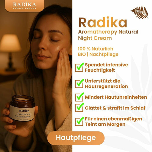 Nachtcreme, Reparierende,100% Rein, BIO, natürlich, 40 gr