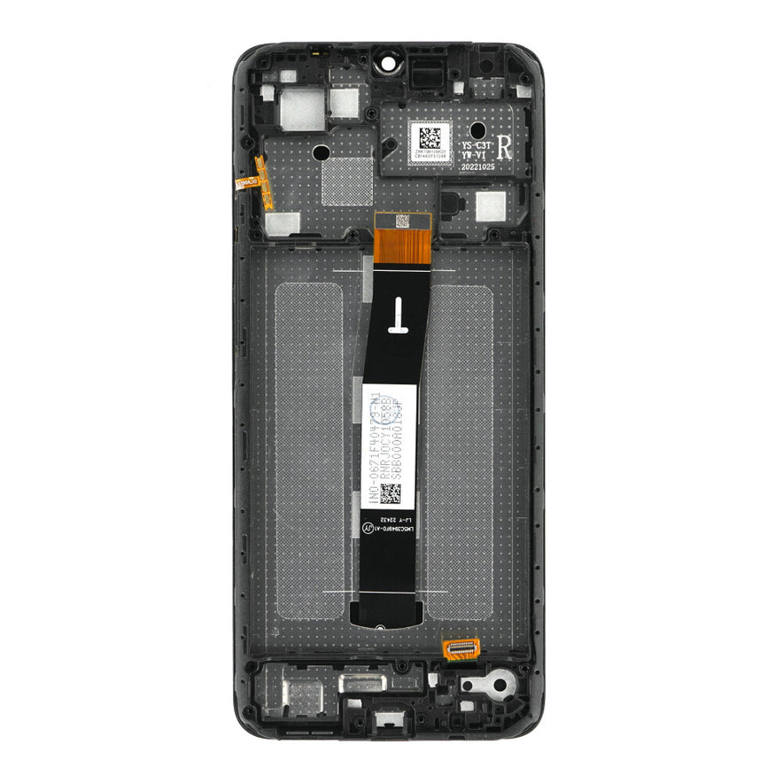 Display für Redmi 12C LCD + Rahmen Schwarz Touch Bildschirm