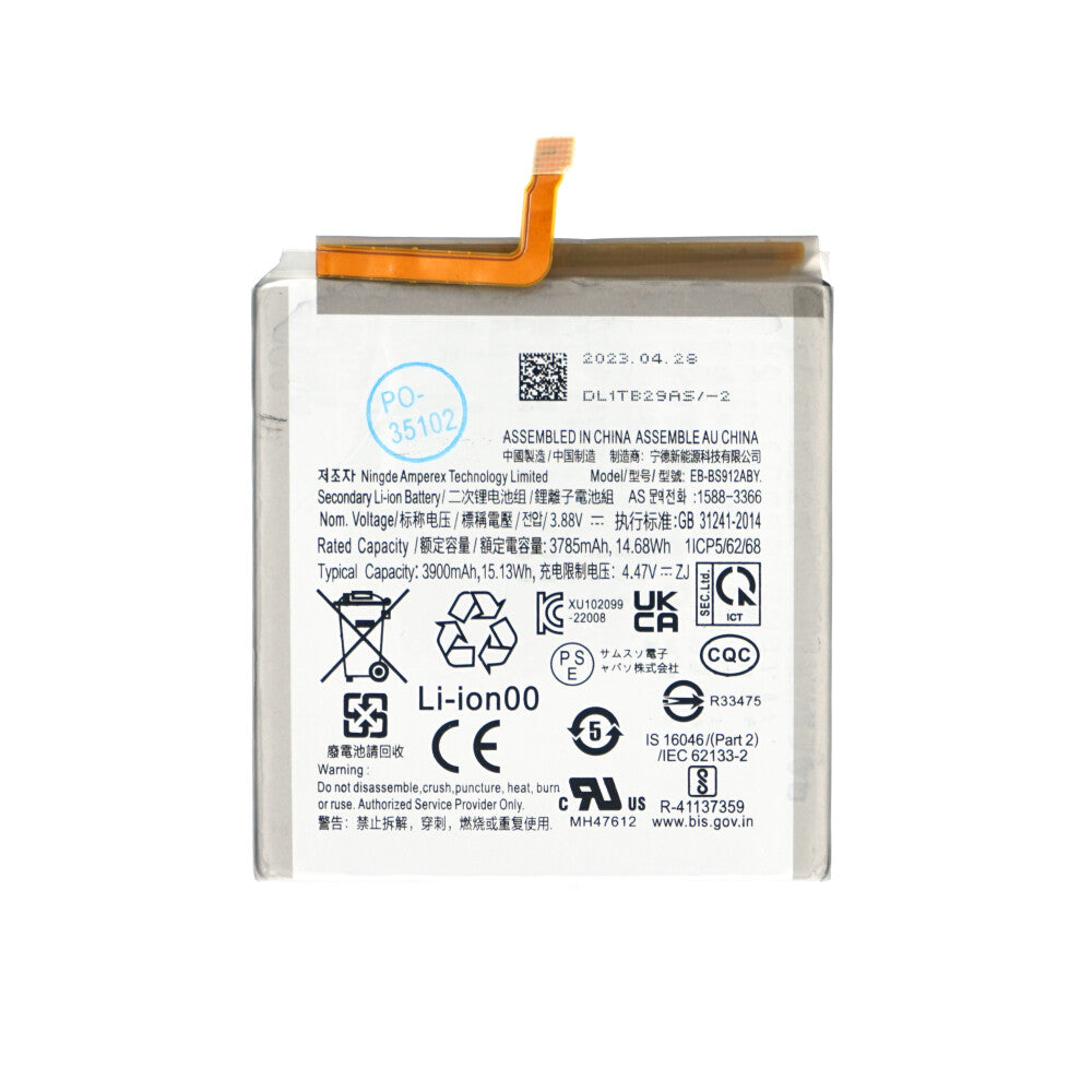 Original EB-BS912ABY Akku für Samsung S23 Batterie Accu Ersatzakku
