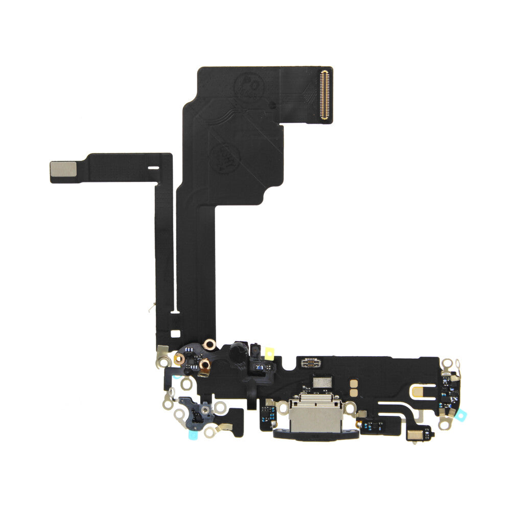 Ladebuchse für iPhone 15 Pro Blau Titanium Dock Connector Flex