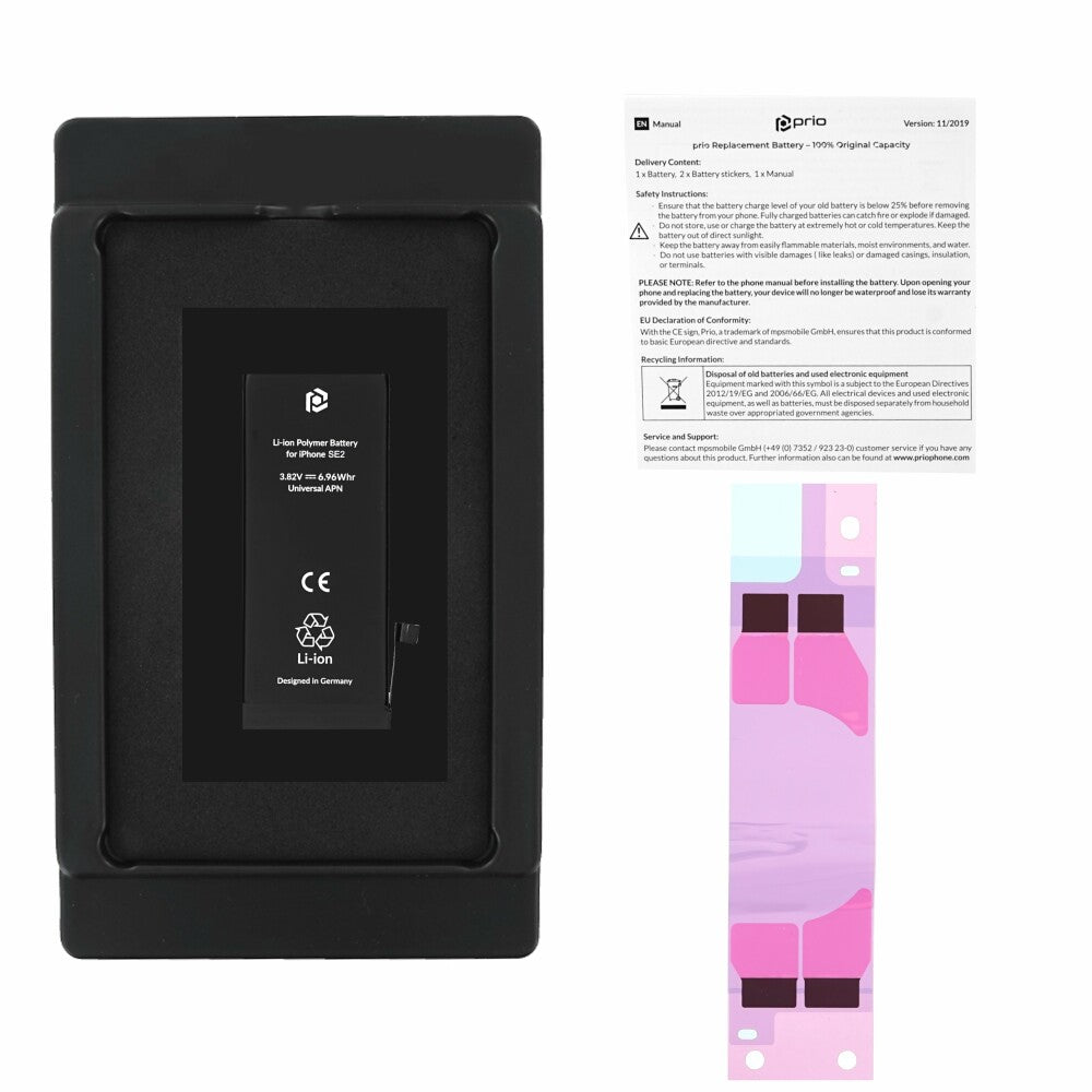 prio Akku für iPhone SE (2020) (Universal APN)