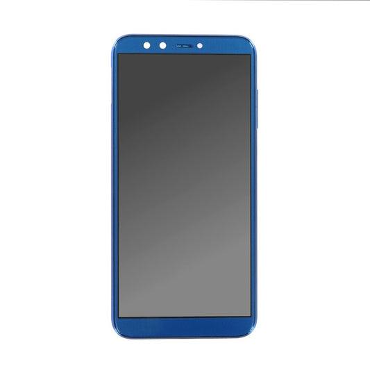 Displayeinheit + Rahmen für Huawei Honor 9 Lite blau, ohne Logo