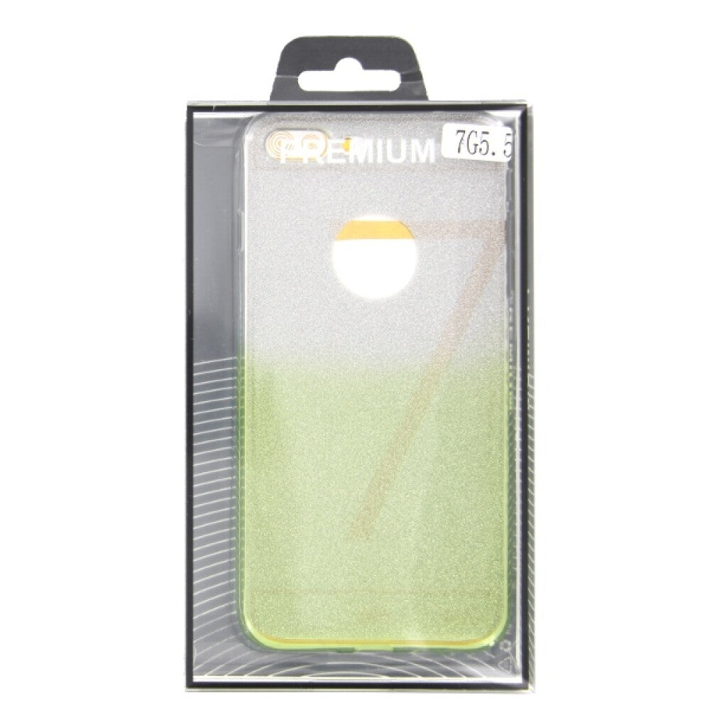 TPU Silikonhülle Handyhülle für iPhone 7 Plus Grün Handy Tasche Schutz
