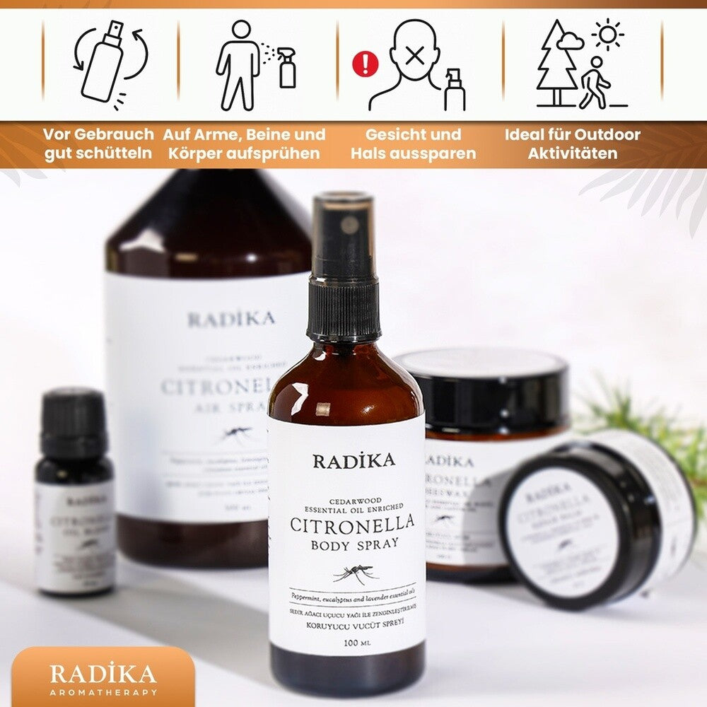 Insektenschutz, zum Schutz vor Mücken, 100% Rein, BIO, natürlich, 100 ml
