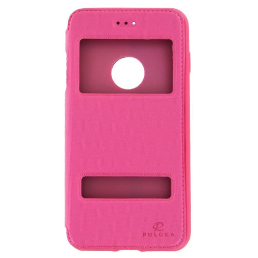 Flip Hülle für iPhone 7 Plus Pink Handy Tasche Schutz