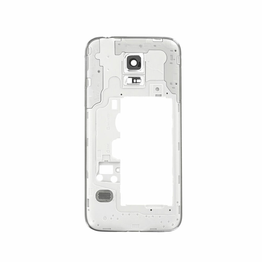 Samsung Galaxy S5 Mini G800 Mittelgehäuse Weiß