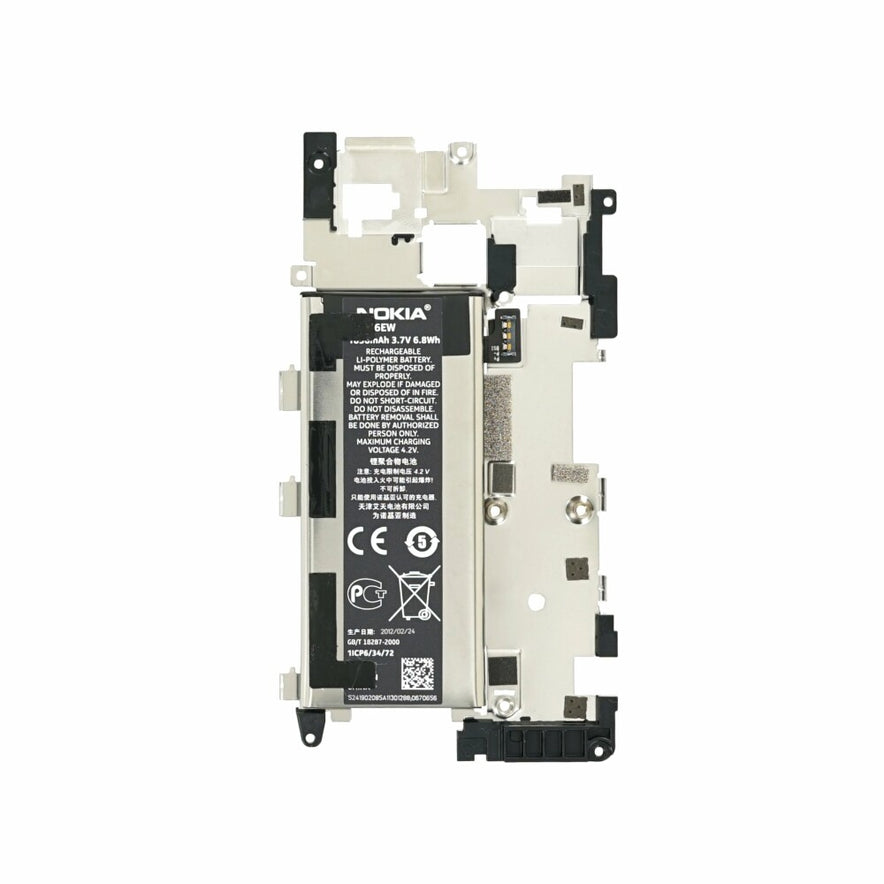 Original Nokia Akku BP-6EW für Lumia 900 LCD + Rahmen 1830mAh