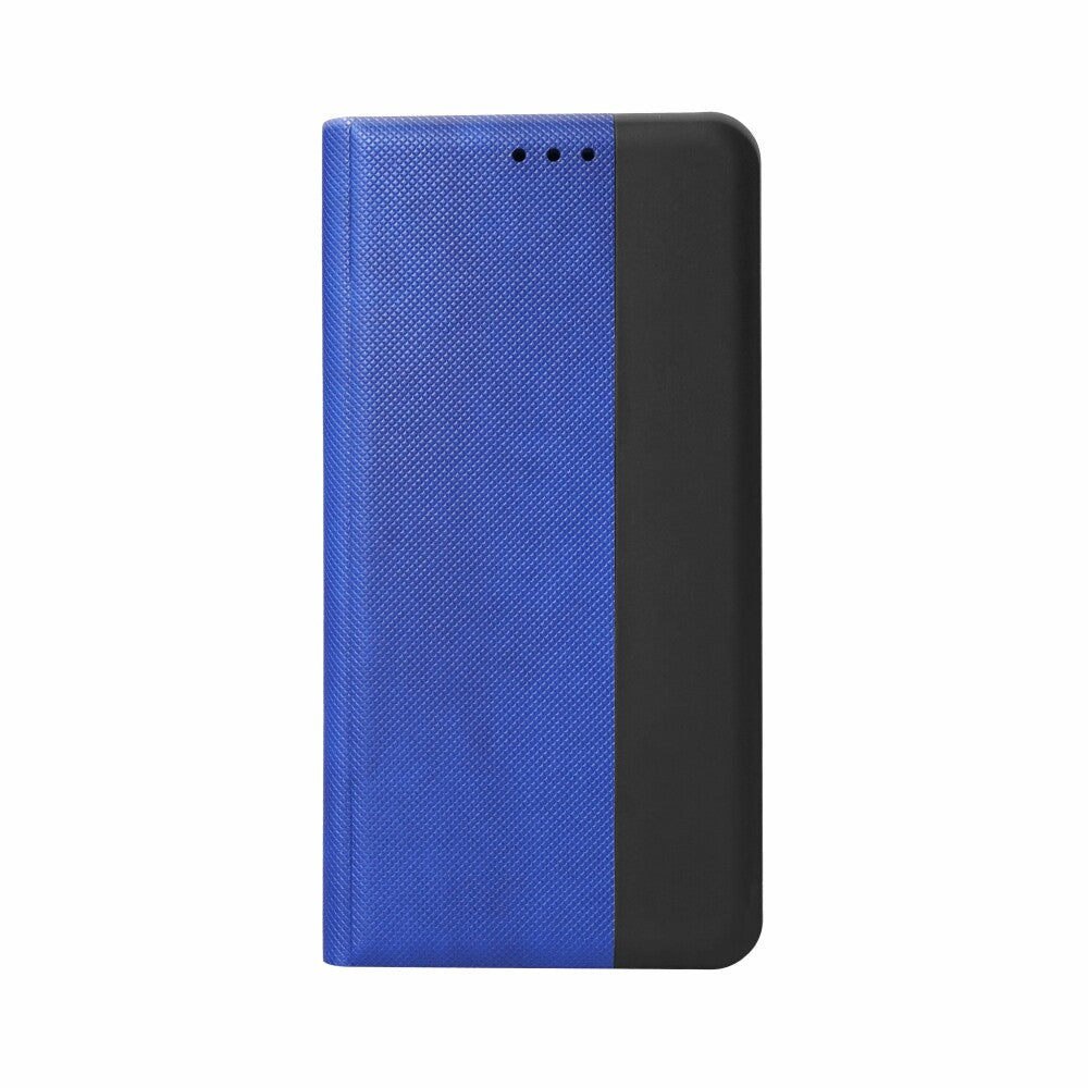 prio Book Case (Handytasche, Hülle) Fashion für iPhone 14 blau-schwarz