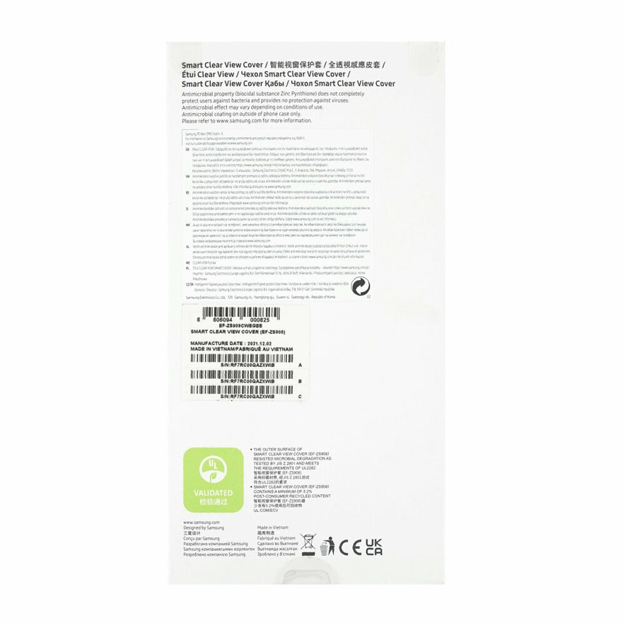 Samsung Clear Schutzhülle Galaxy S22 Plus weiß EF-ZS906CWEGEE