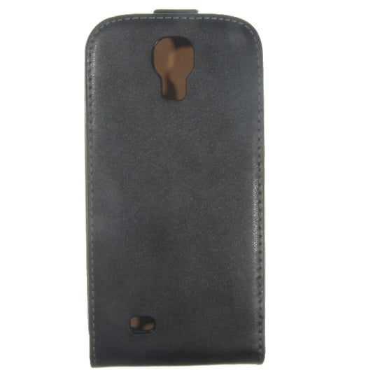 Slim Leder Flip Handyhülle für Galaxy S4 I9500 Schwarz Schutz Tasche