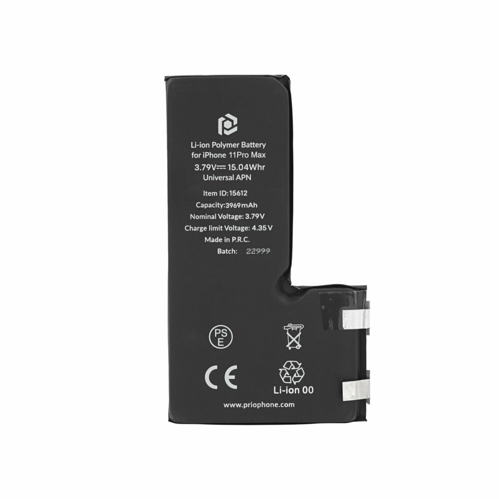 prio akku für iPhone 11 Pro Max (ohne Flex-Kabel) Batteriezelle Ersatzakku