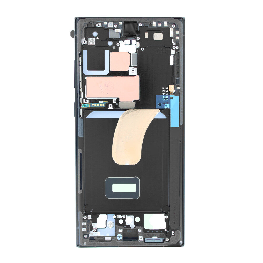 Original Mittelrahmen für Samsung Galaxy S23 Ultra S918 grau GH96-15833E