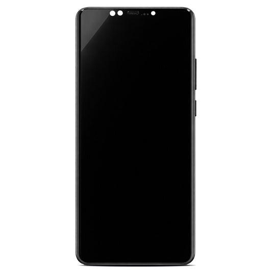 Display (Soft-OLED) + Rahmen für Huawei Mate 20 Pro blau