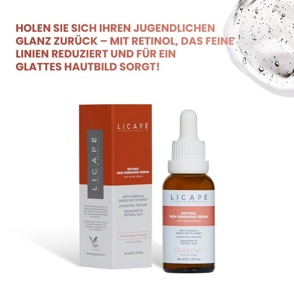 Retinol Serum 30 ml – Anti-Aging & Porenverfeinerung für strahlende Haut Hauptbild